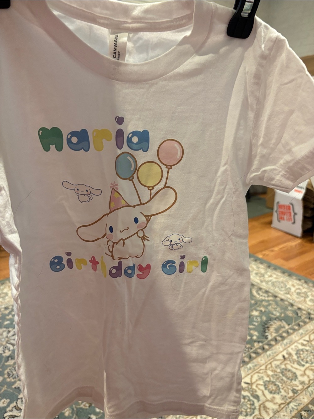 Bella Canvas Pink 'Birthday Girl' Character Tee